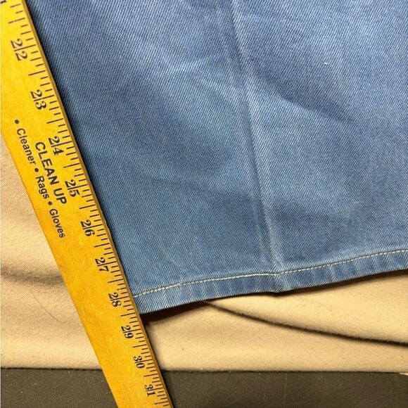 Levis 501 Straight Leg Button Fly Jeans Men's Size 38x30 Red Tab Western - Picture 4 of 7